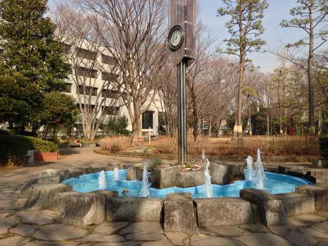 有栖川宮記念公園の噴水