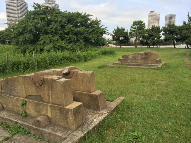 台場公園の砲台跡