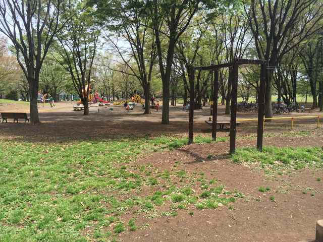 府中の森公園の遊具広場