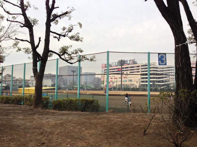 平和島公園の野球場