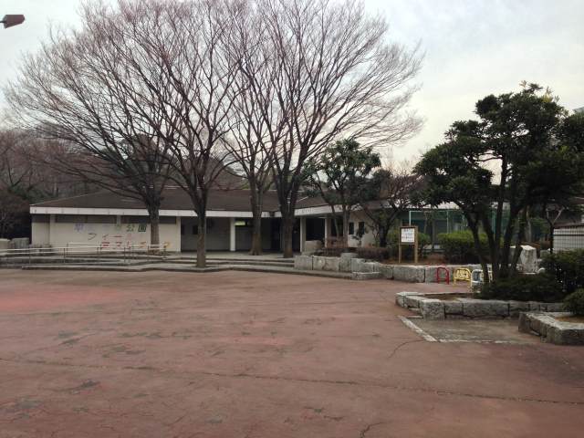 平和の森公園のフィールドアスレチック・入口