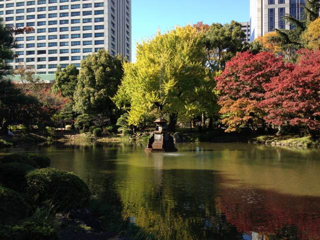 鶴の噴水