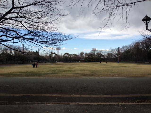 城北中央公園の陸上競技場