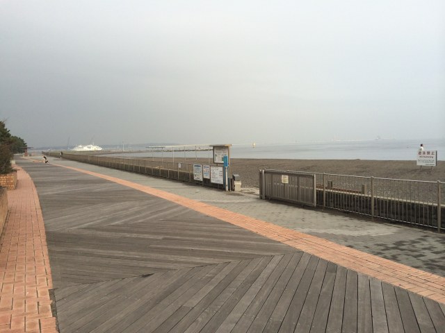 城南島海浜公園のつばさ浜～遠景