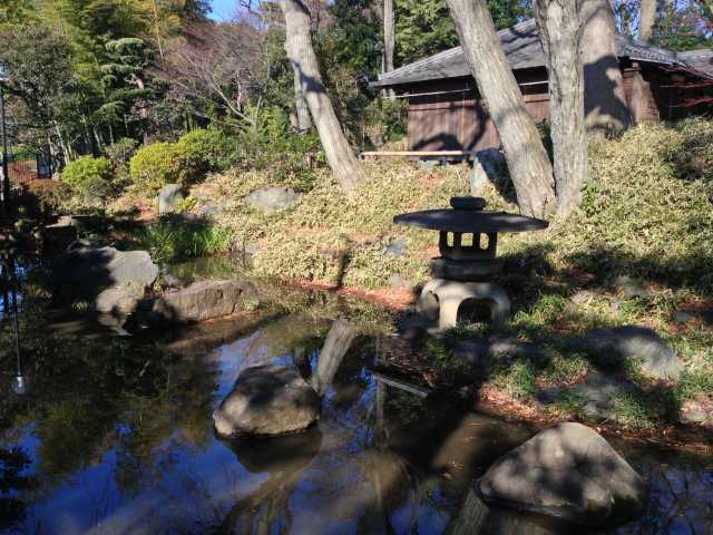 柏の宮公園の日本庭園