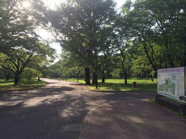小金井公園の西出入口