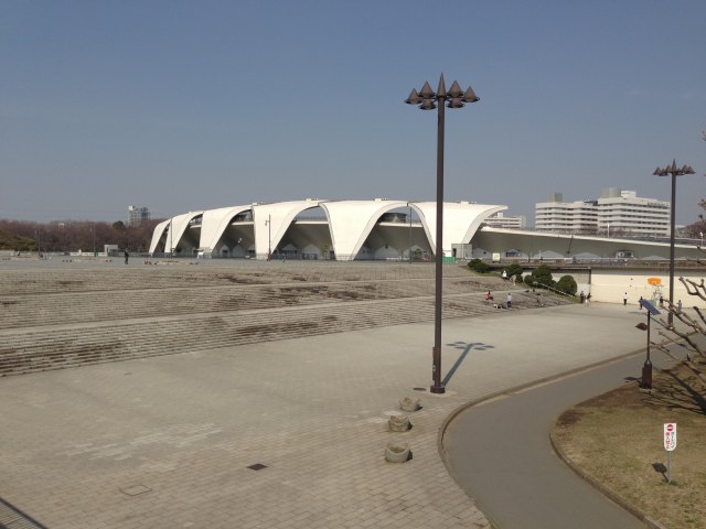 駒沢オリンピック公園の大階段広場