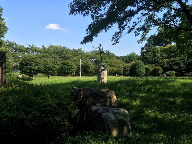 草花公園の中央広場