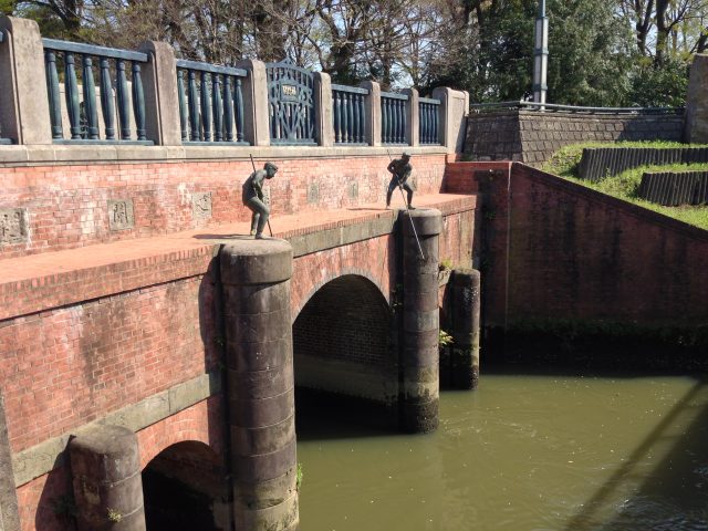 水元公園の閘門橋