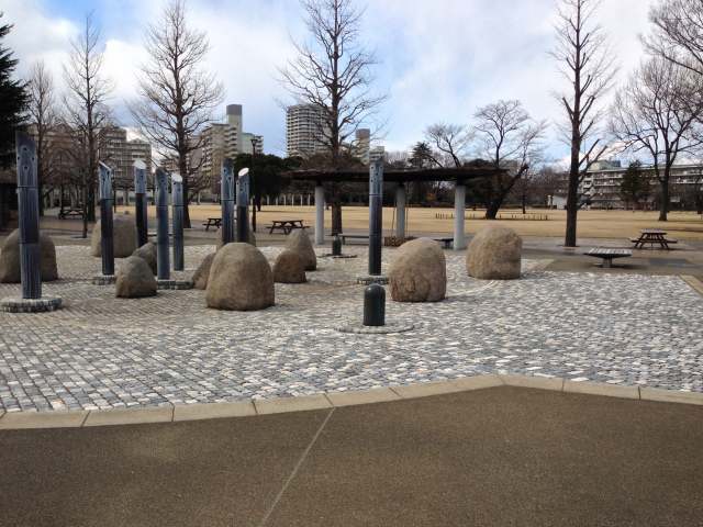 武蔵国分寺公園の霧の噴水