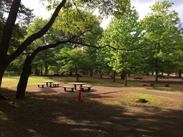 武蔵野公園のバーベキュー広場