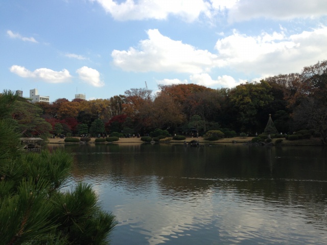 吹上浜から見た大泉水