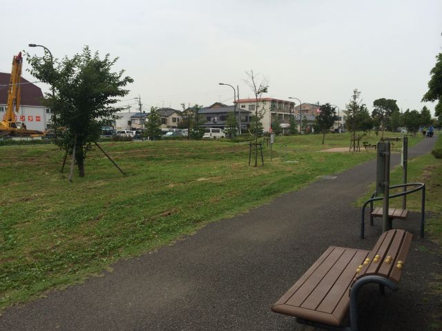 篠崎公園のアスレチック広場