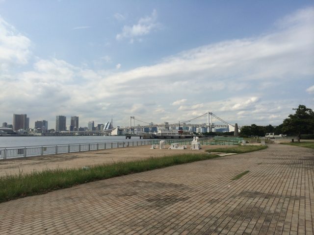 潮風公園の北コーストデッキ