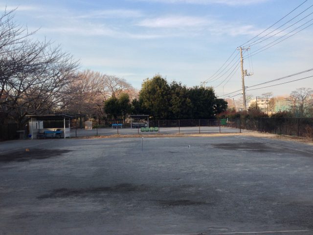 祖師谷公園のゲートボール場