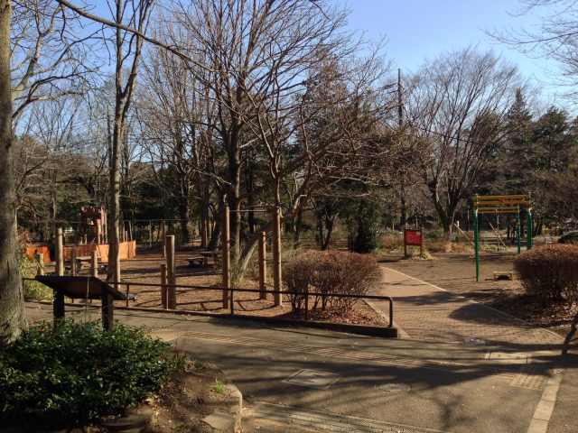 石神井公園のアスレチック広場