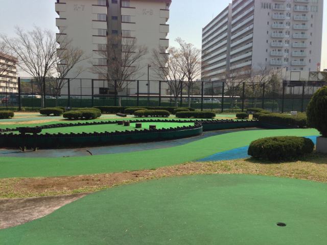 辰巳の森海浜公園のパターゴルフ場