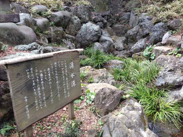 殿ヶ谷戸庭園の湧水源～遠景