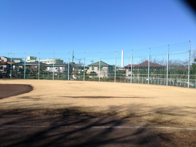 塚山公園の少年野球場