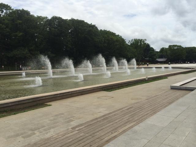 上野恩賜公園の竹の台噴水