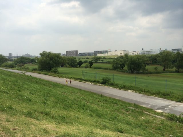 浮間公園の北に広がる戸田橋ゴルフ練習場