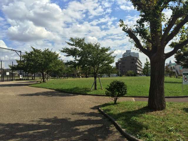 宇喜田公園の草地広場