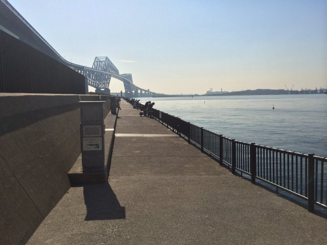 若洲海浜公園の海釣り場